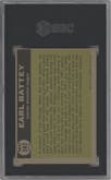Earl Battey from the 1961 Topps set graded by SGC and given an overall grade of 6.5.