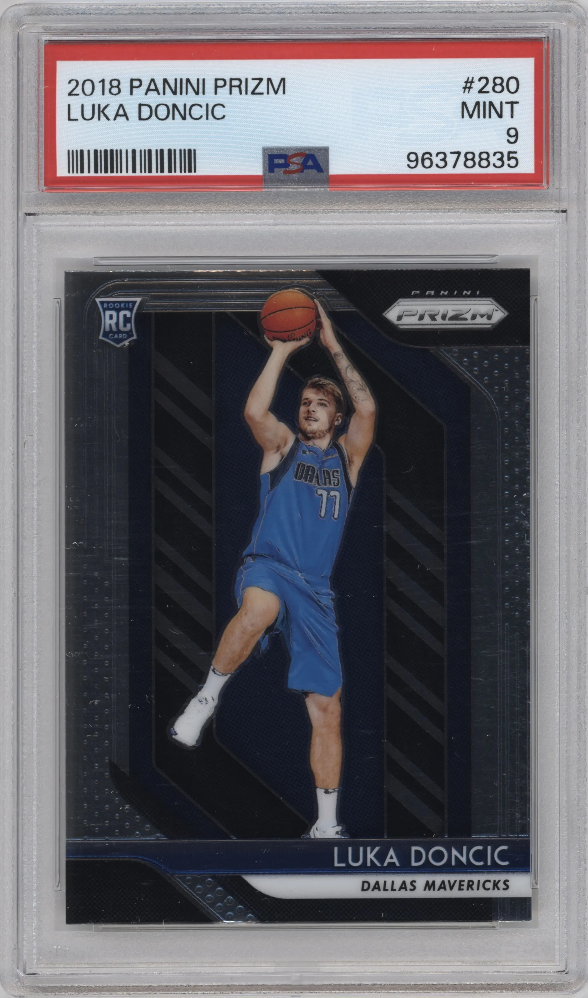 2018 Panini Prizm Luka Doncic PSA 9