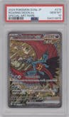Roaring Moon ex from the 2024 Pokemon SV JPN set graded by PSA and given an overall grade of 10.