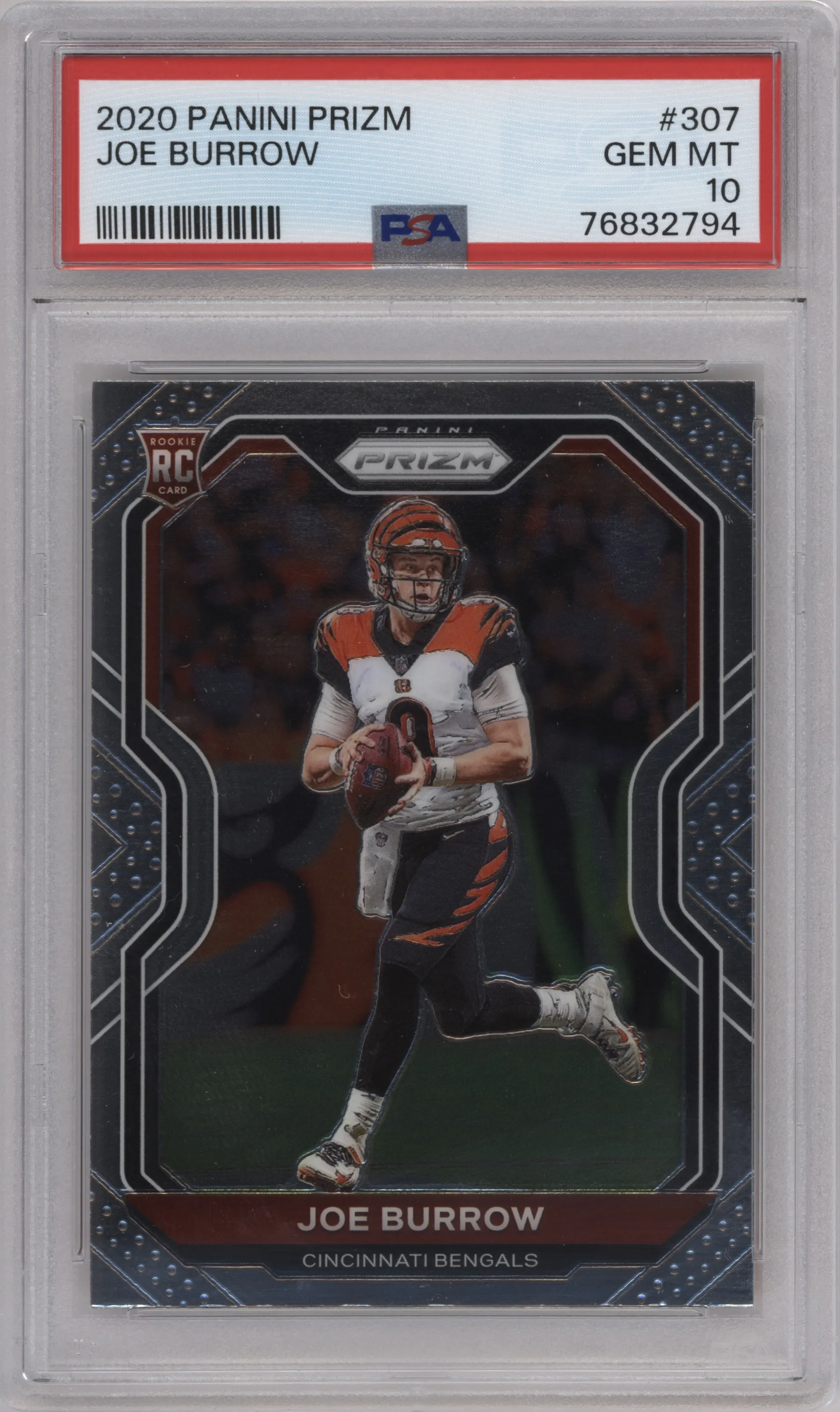 2020 Panini Prizm Joe Burrow PSA 10