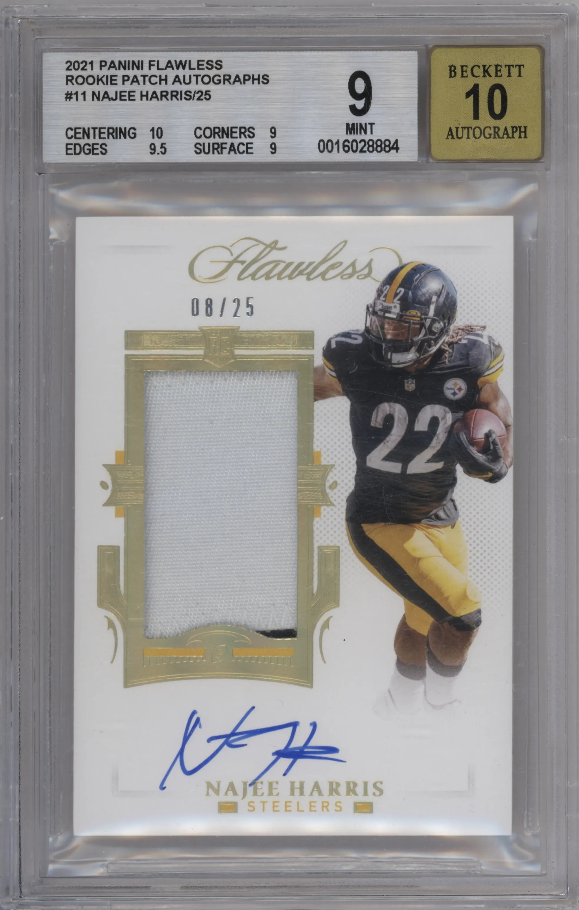 2021 Panini Flawless RPA Najee Harris BGS 9