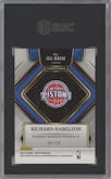 Richard Hamilton from the 2021-22 Panini Select set featuring a Gold Prizm parallel graded by SGC and given an overall grade of 10.