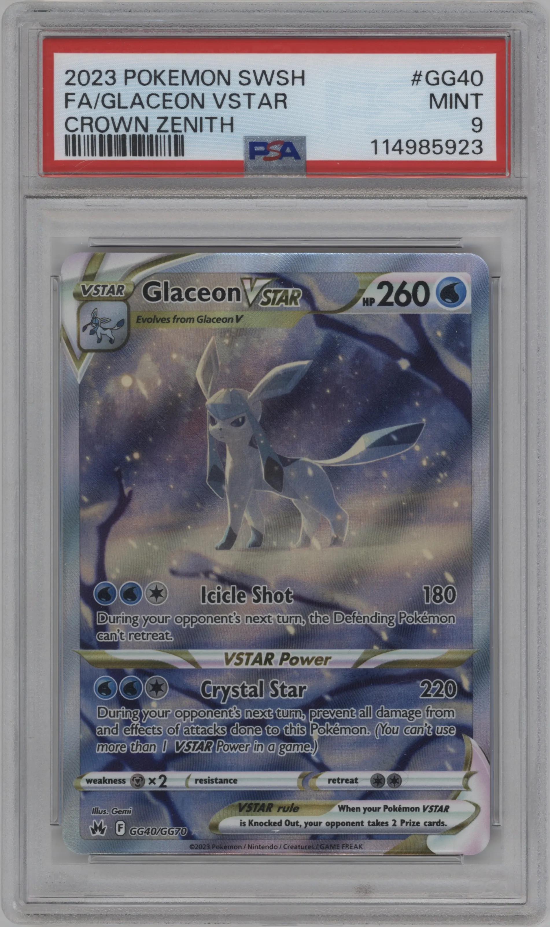 Glaceon Vstar
