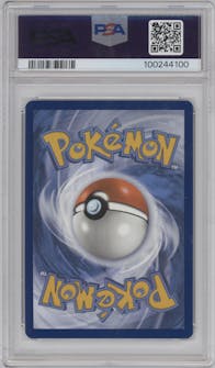 Bulbasaur from the 2024 Pokemon SV set graded by PSA and given an overall grade of 10.