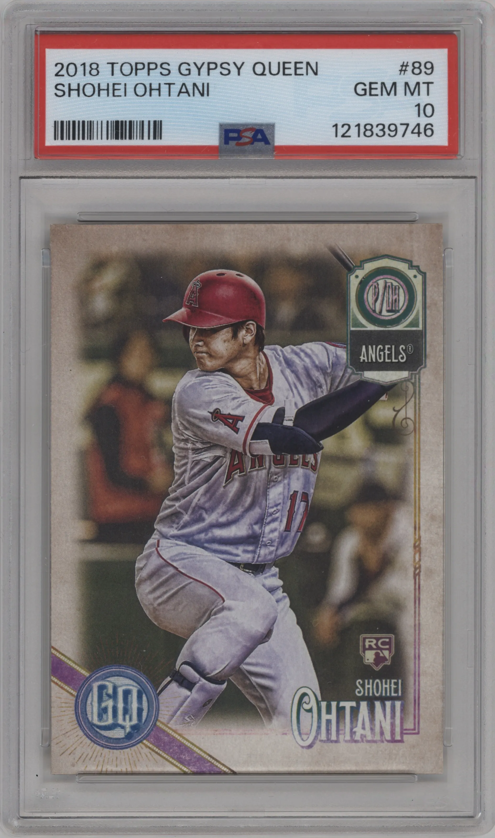 2018 Topps Gypsy Queen Shohei Ohtani PSA 10