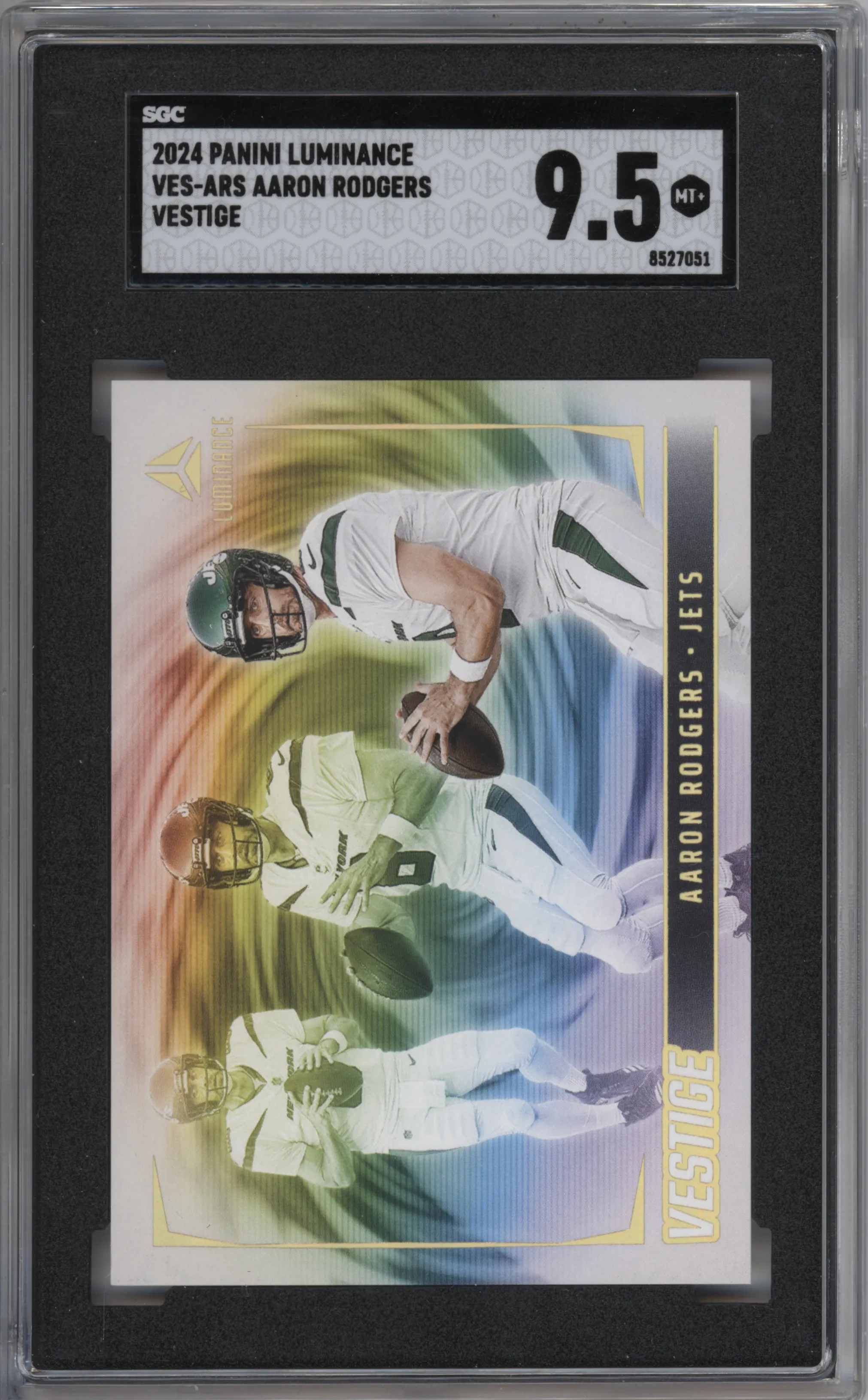 2024 Panini Luminance Vestige Aaron Rodgers #VES-ARS SGC 9.5