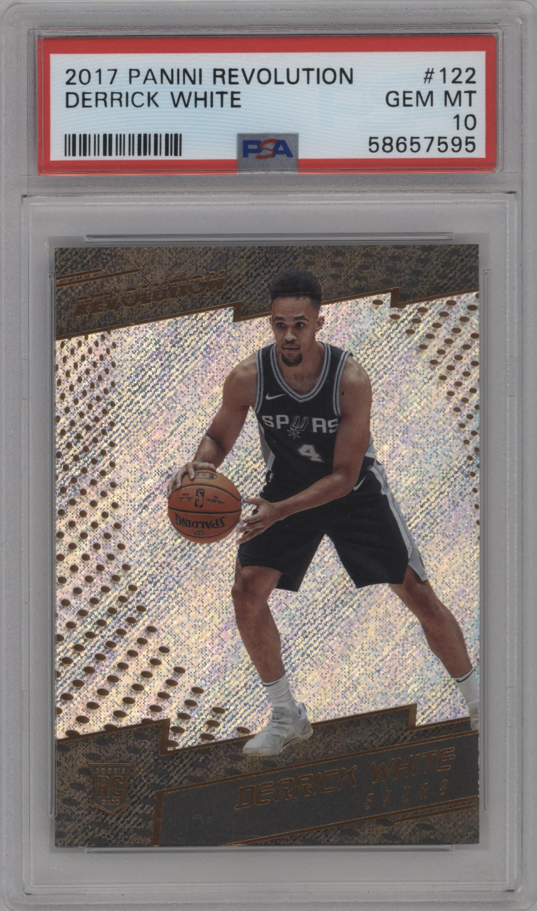2017 Panini Revolution Derrick White #122 PSA 10