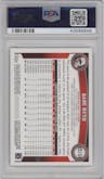 Babe Ruth from the 2011 Topps Update set featuring a Cognac Diamond Anniversary  parallel graded by PSA and given an overall grade of 10.