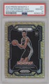 Victor Wembanyama from the 2023-24 Panini Prizm Monopoly set featuring a Gold Millionaire Shimmer  parallel graded by PSA and given an overall grade of 10.