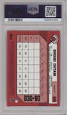 Shohei Ohtani from the 2019 Bowman  set graded by PSA and given an overall grade of 9.