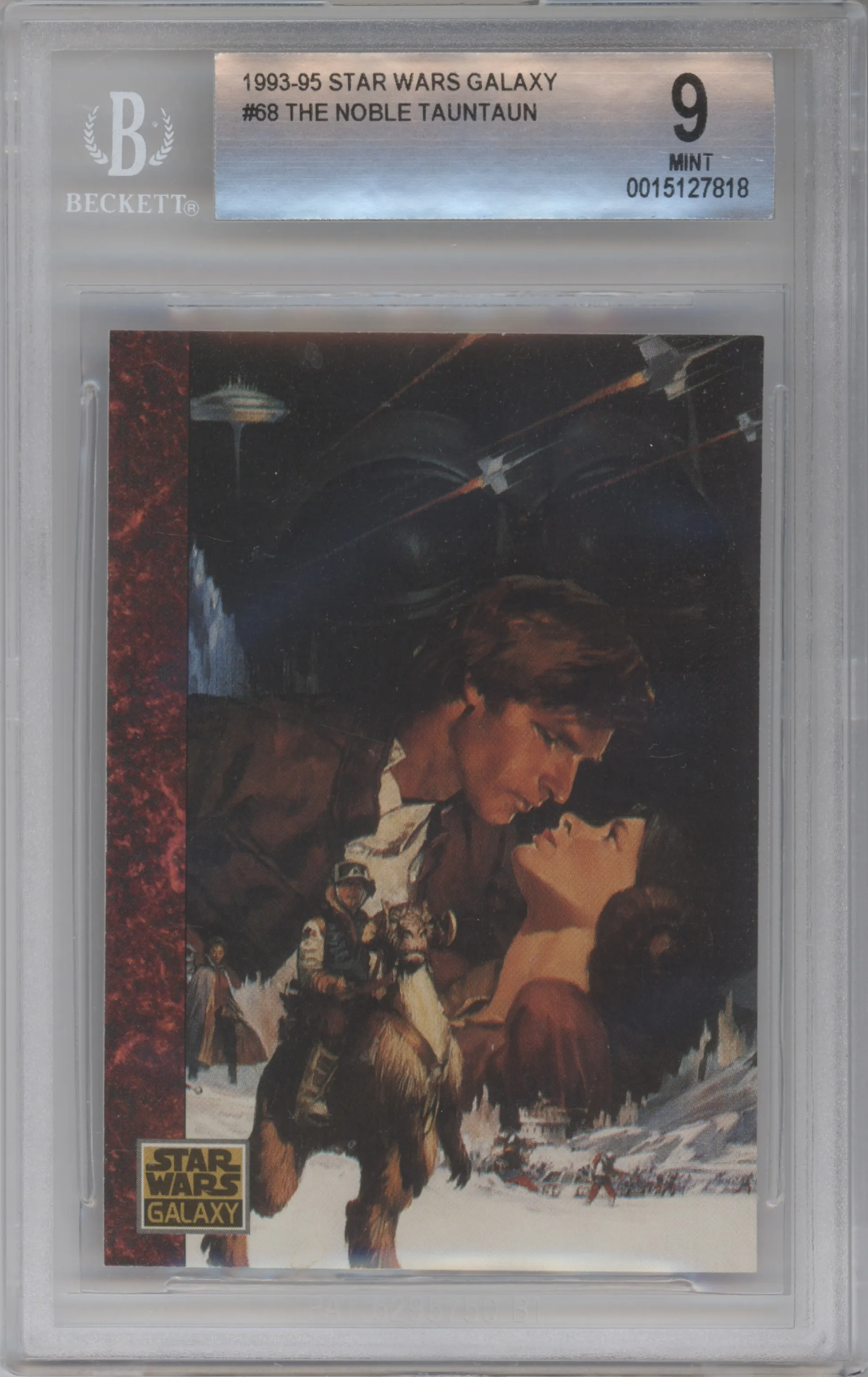 1993 Topps Star Wars Galaxy The Noble Tauntaun #68 BGS 9