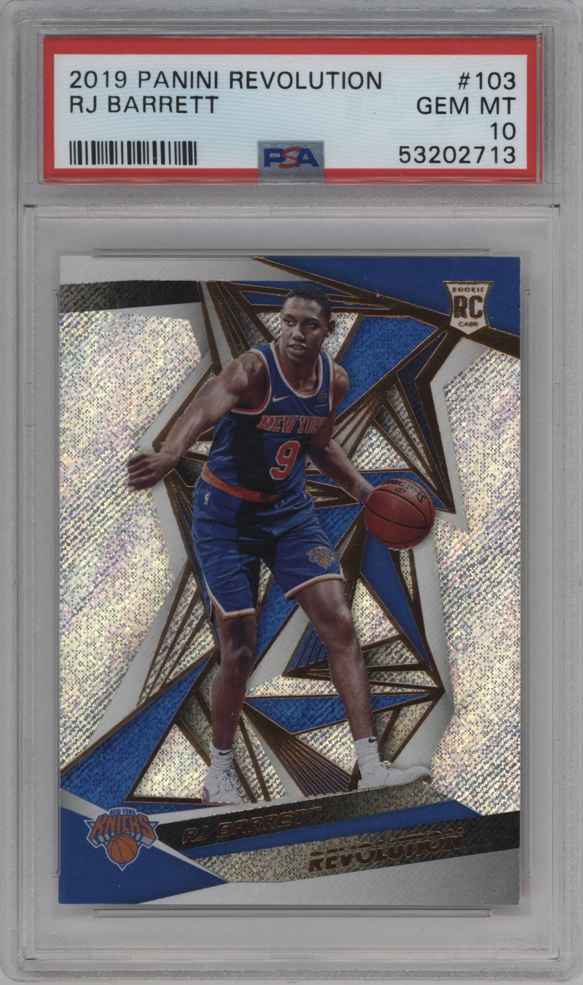 2019 Panini Revolution RJ Barrett PSA 10