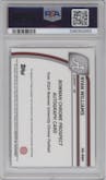 Ryan Williams from the 2024 Bowman University Chrome set graded by PSA and given an overall grade of 10.