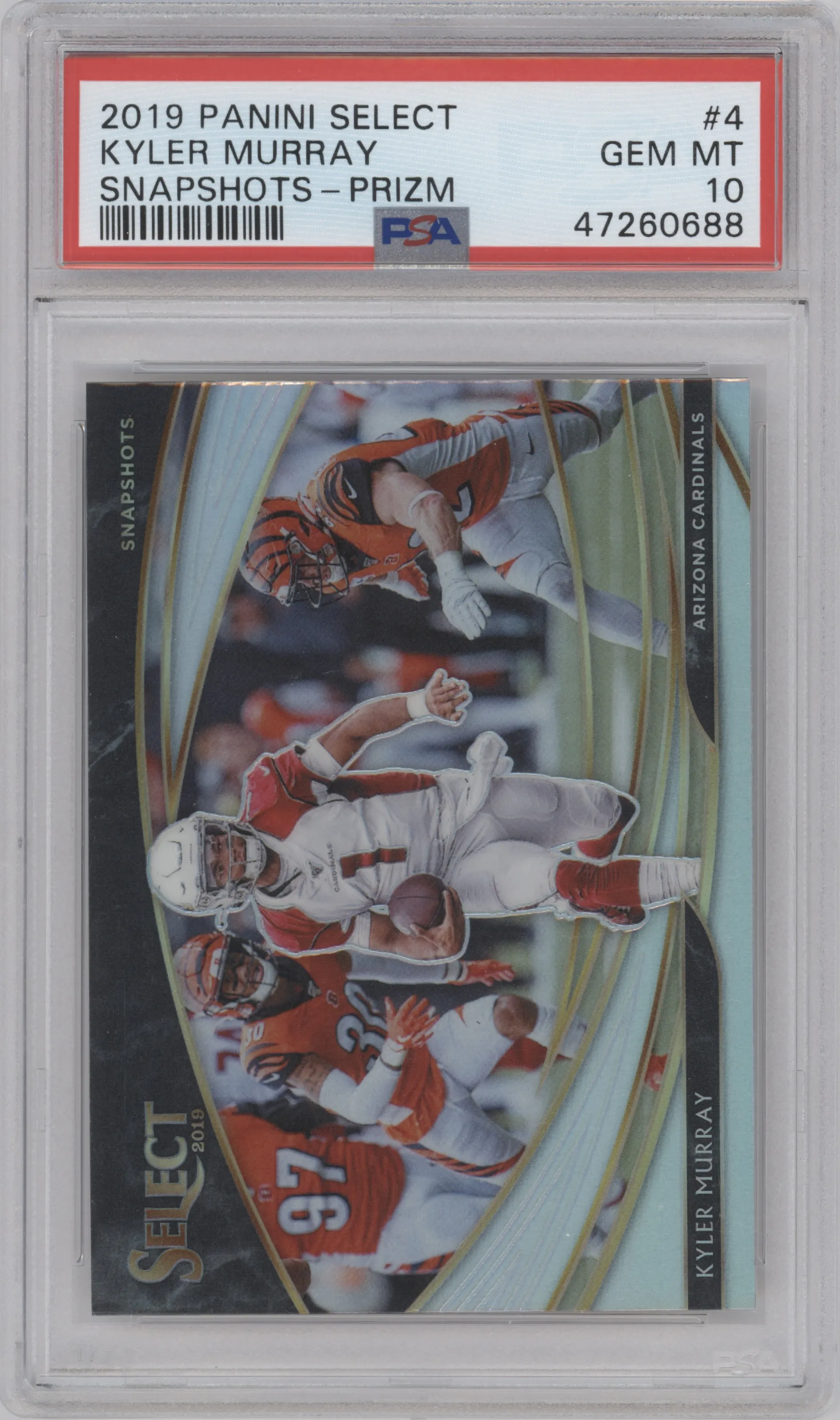 2019 Panini Select Snapshots Kyler Murray Prizm PSA 10