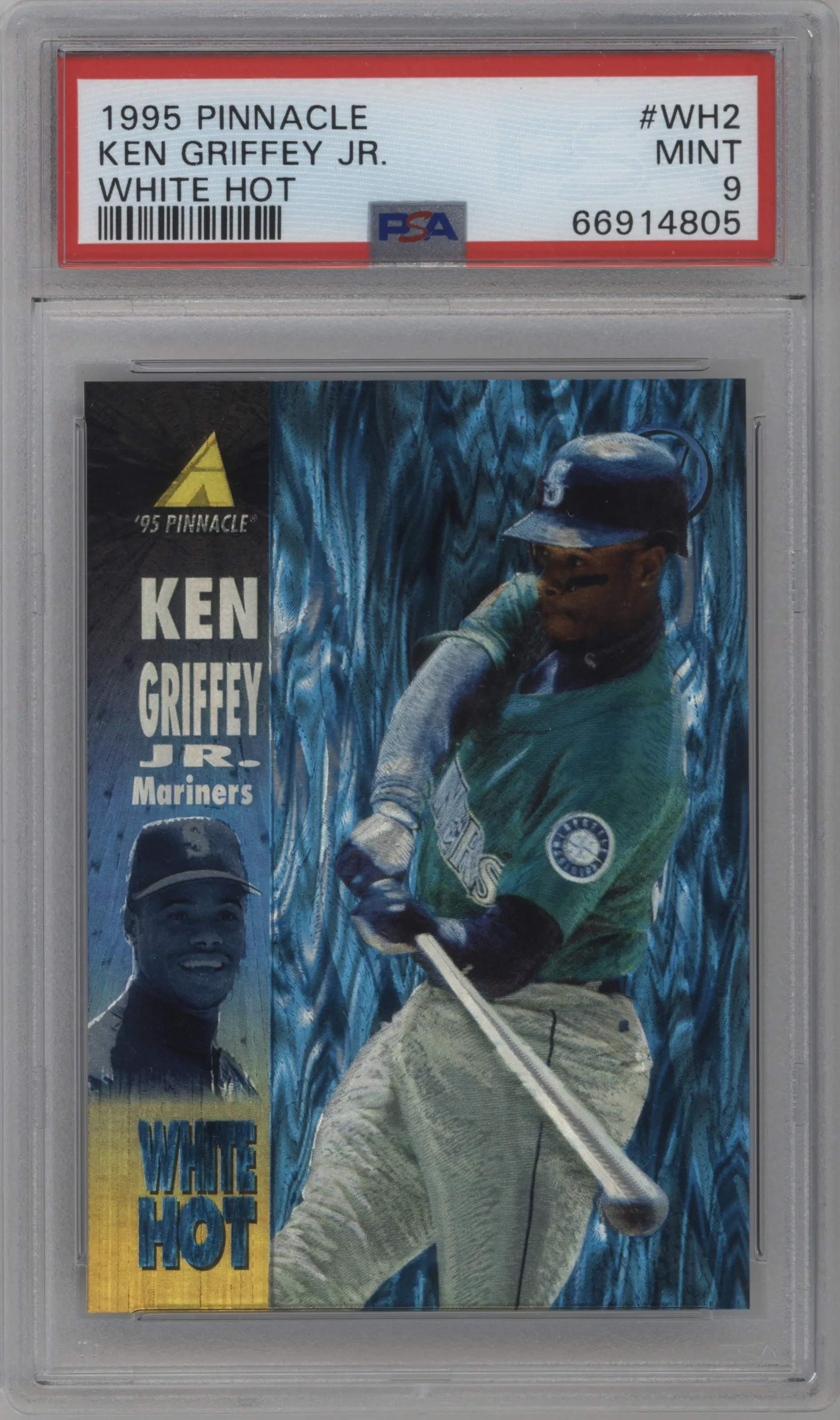 1995 Pinnacle White Hot Ken Griffey Jr. #WH2 PSA 9
