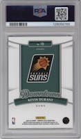 Kevin Durant	 from the 2024-25 Donruss Optic set graded by PSA and given an overall grade of 10.