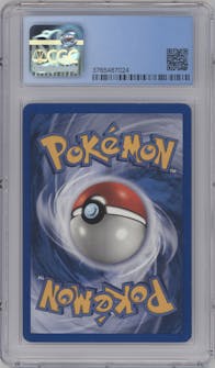 Dark Dragonite from the 2002 Pokemon  set graded by CSG and given an overall grade of 8.