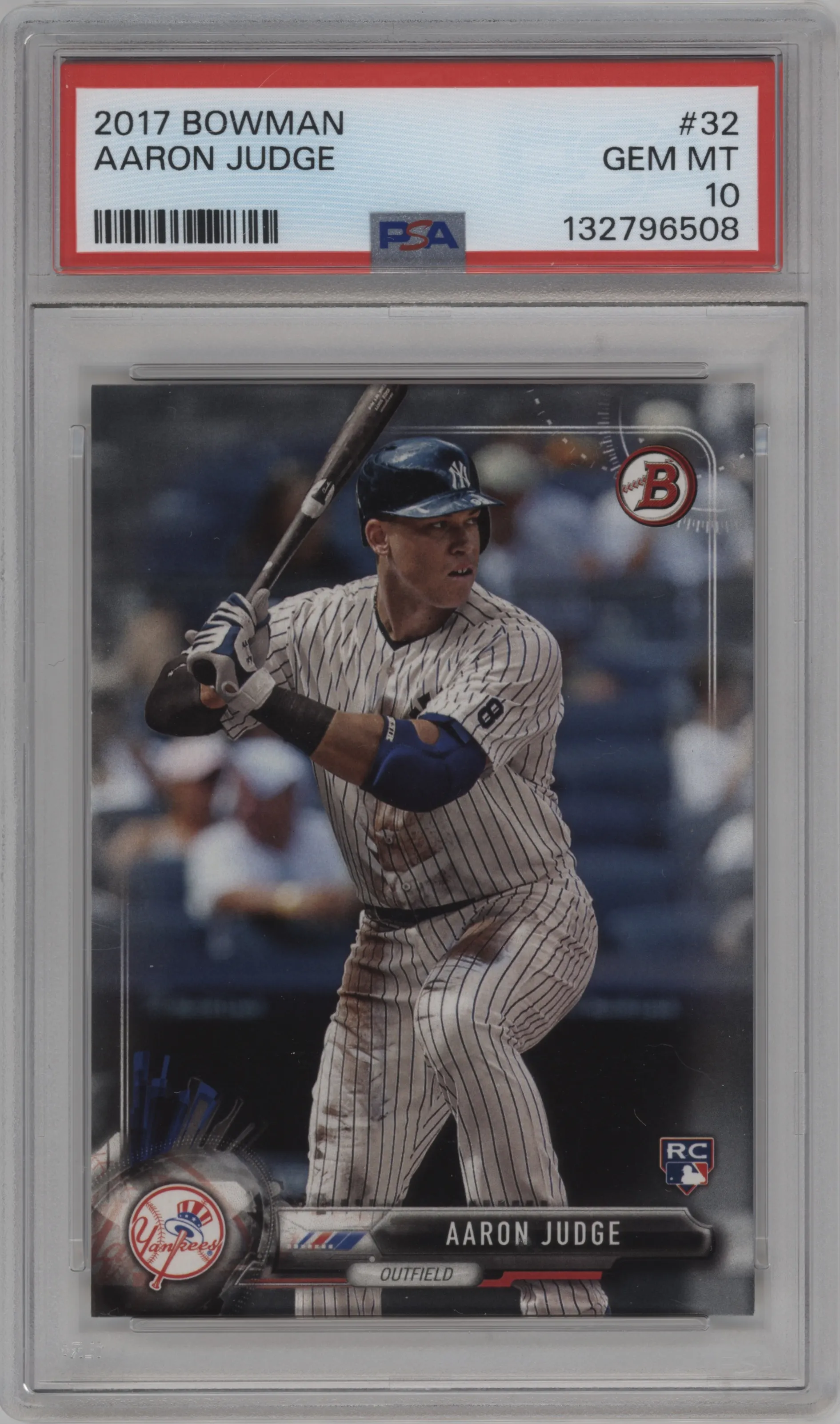 2017 Bowman Aaron Judge PSA 10