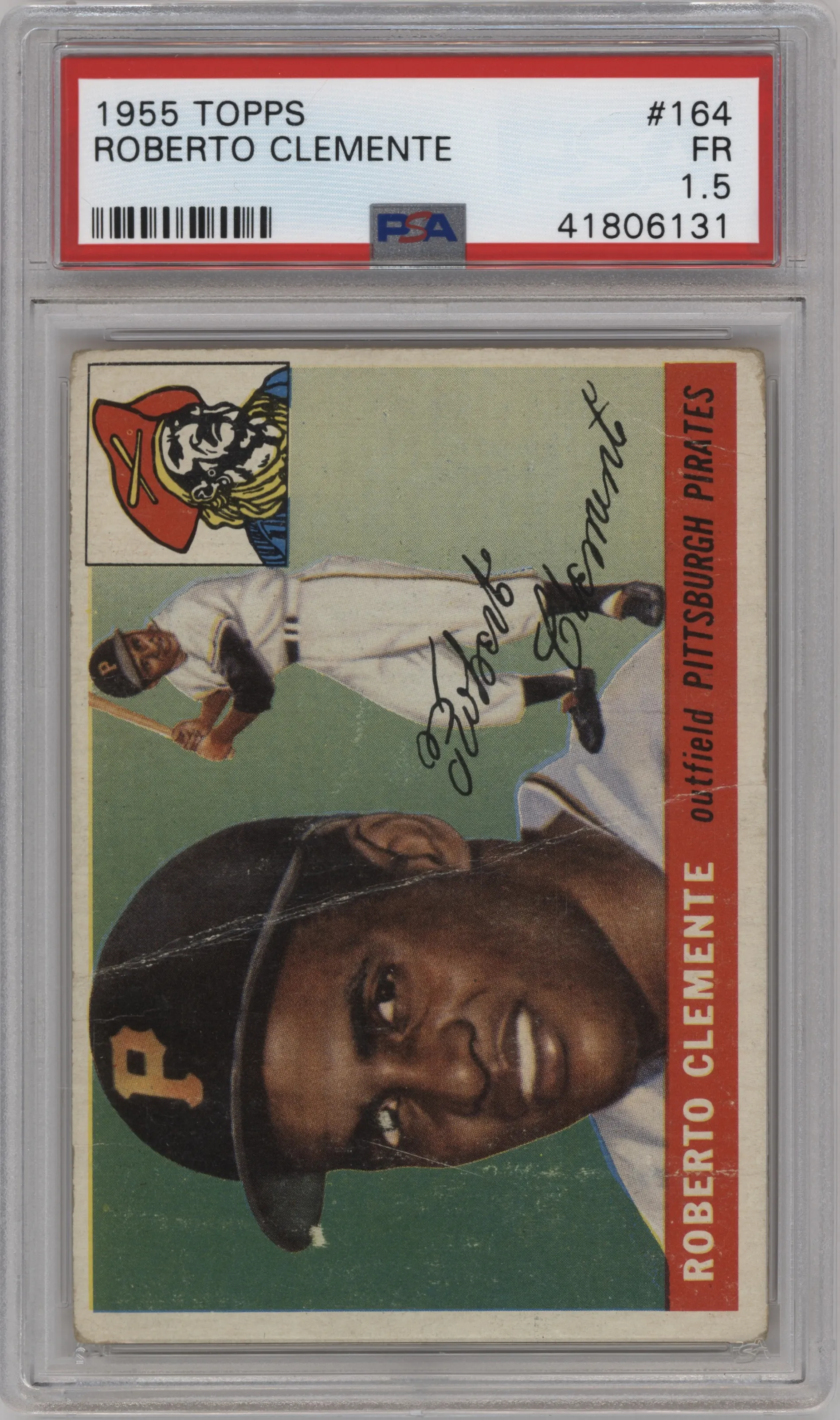 1955 Topps Roberto Clemente #164 PSA 1.5