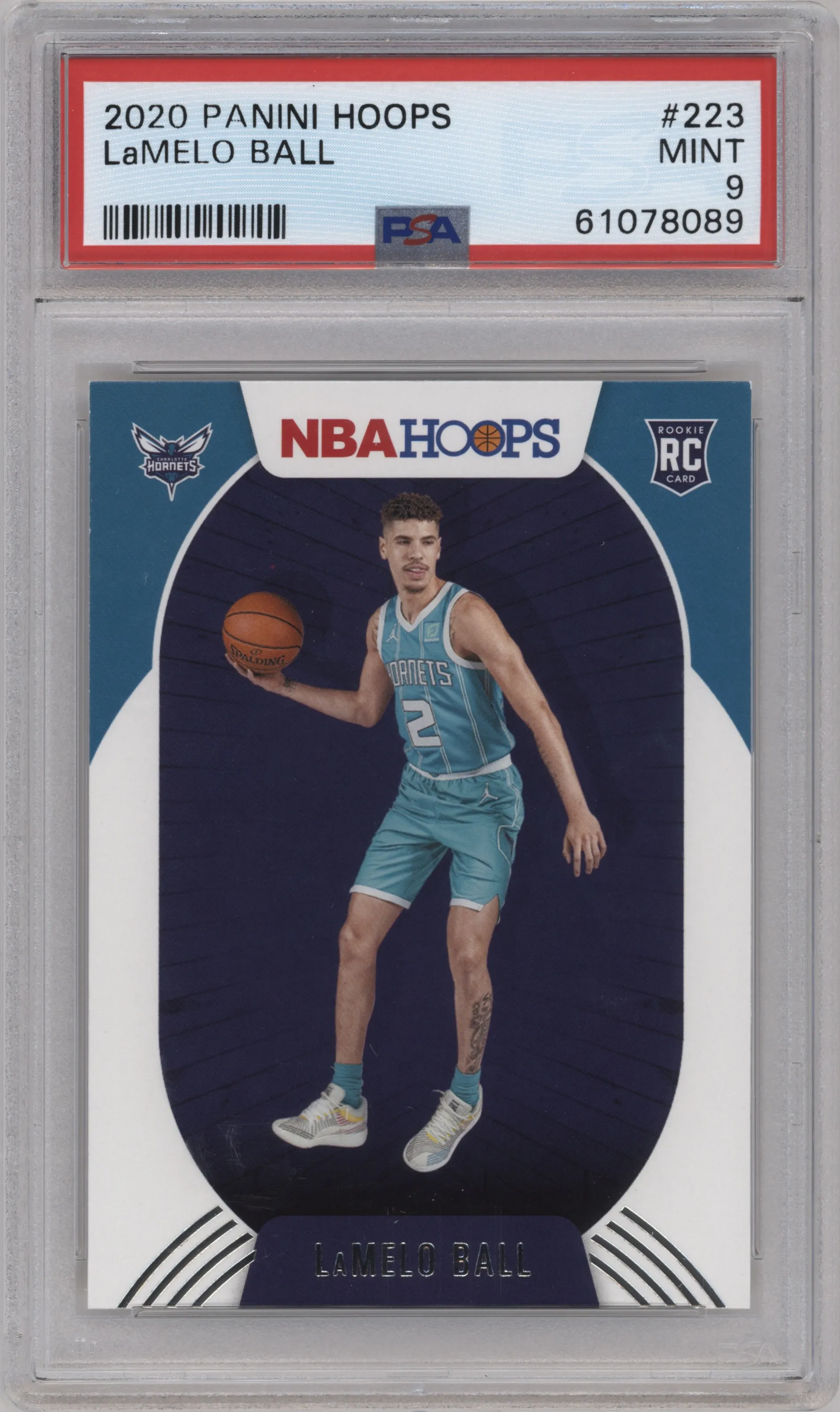 2020 Panini NBA Hoops LaMelo Ball PSA 9