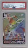Glaceon VMAX from the 2021 Pokemon SWSH set graded by PSA and given an overall grade of 10.