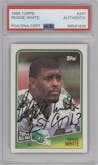 Reggie White from the 1988 Topps set graded by PSA and given an overall grade of 0.