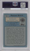 Reggie White from the 1988 Topps set graded by PSA and given an overall grade of 0.