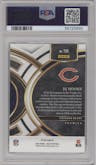 DJ Moore  from the 2023 Panini Select set featuring a Tie-Dye parallel graded by PSA and given an overall grade of 10.