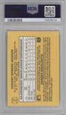 Bo Jackson from the 1987 Donruss The Rookies set graded by PSA and given an overall grade of 10.