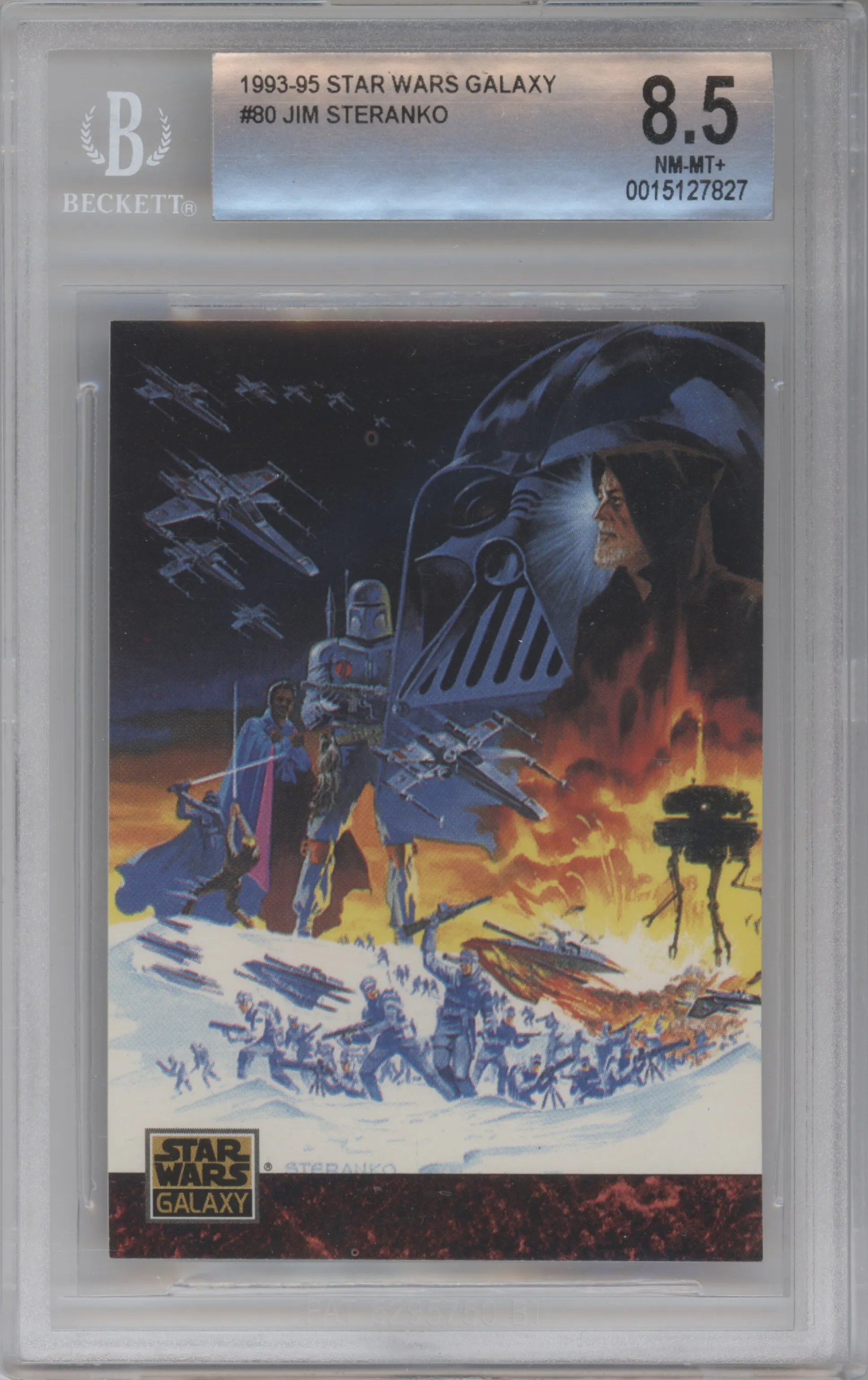 1993 Topps Star Wars Galaxy Jim Steranko #80 BGS 8.5