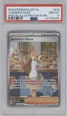 Jasmine's Gaze from the 2024 Pokemon SV set graded by PSA and given an overall grade of 10.