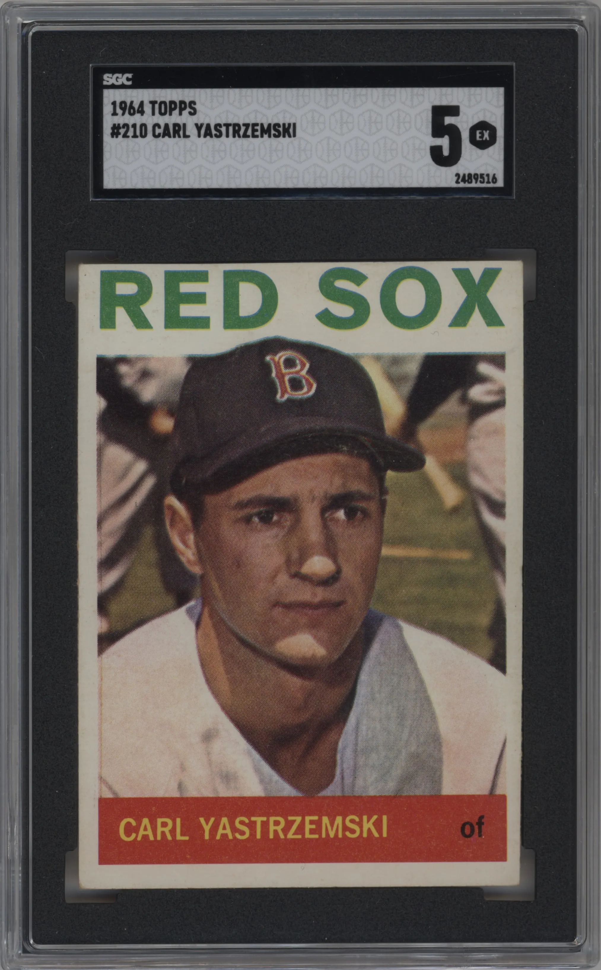 1964 Topps Carl Yastrzemski #210 SGC 5