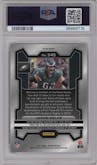 Jason Kelce from the 2023 Panini Prizm set featuring a Pink Prizm parallel graded by PSA and given an overall grade of 10.