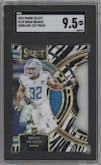 Brian Branch  from the 2023 Panini Select set featuring a Die-Cut Zebra parallel graded by SGC and given an overall grade of 9.5.