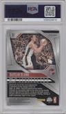 Caitlin Clark from the 2024 Panini Prizm WNBA set featuring a Ice parallel graded by PSA and given an overall grade of 10.