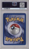 Blaine's Moltres from the 2000 Pokemon GH set graded by PSA and given an overall grade of 6.