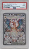 Charizard ex from the 2023 Pokemon SV set graded by PSA and given an overall grade of 9.