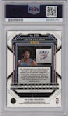 Jalen Williams from the 2022-23 Panini Prizm  set featuring a Green Choice parallel graded by PSA and given an overall grade of 9.