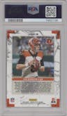 Joe Burrow from the 2020 Panini Donruss Optic set graded by PSA and given an overall grade of 10.