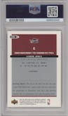 LeBron James from the 2003-04 Upper Deck MVP set graded by PSA and given an overall grade of 9.