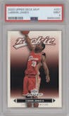 LeBron James from the 2003-04 Upper Deck MVP set graded by PSA and given an overall grade of 9.