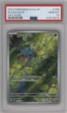 Bulbasaur from the 2023 Pokemon SV JPN set graded by PSA and given an overall grade of 10.
