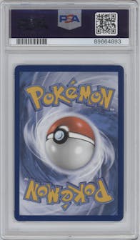 Mewtwo VSTAR from the 2023 Pokemon SWSH set graded by PSA and given an overall grade of 10.