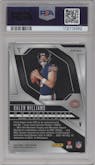 Caleb Williams from the 2024 Panini Prizm set graded by PSA and given an overall grade of 9.
