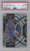 Ausar Thompson from the 2023-24 Panini Select  set featuring a Silver Prizm parallel graded by PSA and given an overall grade of 10.