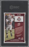 Ezekiel Elliott from the 2016 Panini Contenders Draft Picks set featuring a Playoff Ticket parallel graded by SGC and given an overall grade of 9.5.