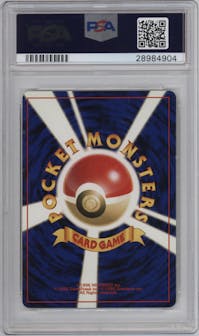 Umbreon from the 2000 Pokemon Neo JPN set graded by PSA and given an overall grade of 10.