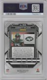 Garrett Wilson from the 2022 Panini Prizm set featuring a Hyper  parallel graded by PSA and given an overall grade of 10.