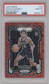 Noah Clowney from the 2023-24 Panini Prizm set featuring a Red Sparkle parallel graded by PSA and given an overall grade of 10.