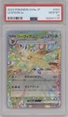 Leafeon ex from the 2024 Pokemon SV JPN set graded by PSA and given an overall grade of 10.